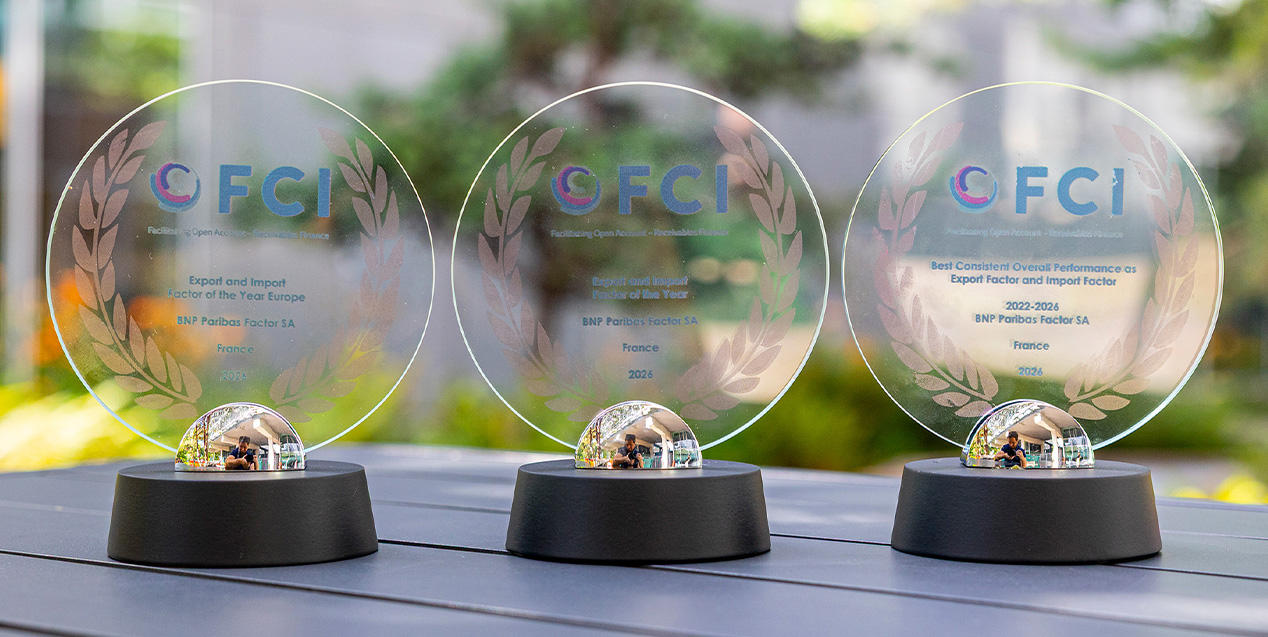 Trophée FCI de BNP Paribas Factor pour l'année 2026